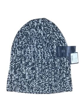 NWT Club Monaco Merino Rib Hat Beanie Black White